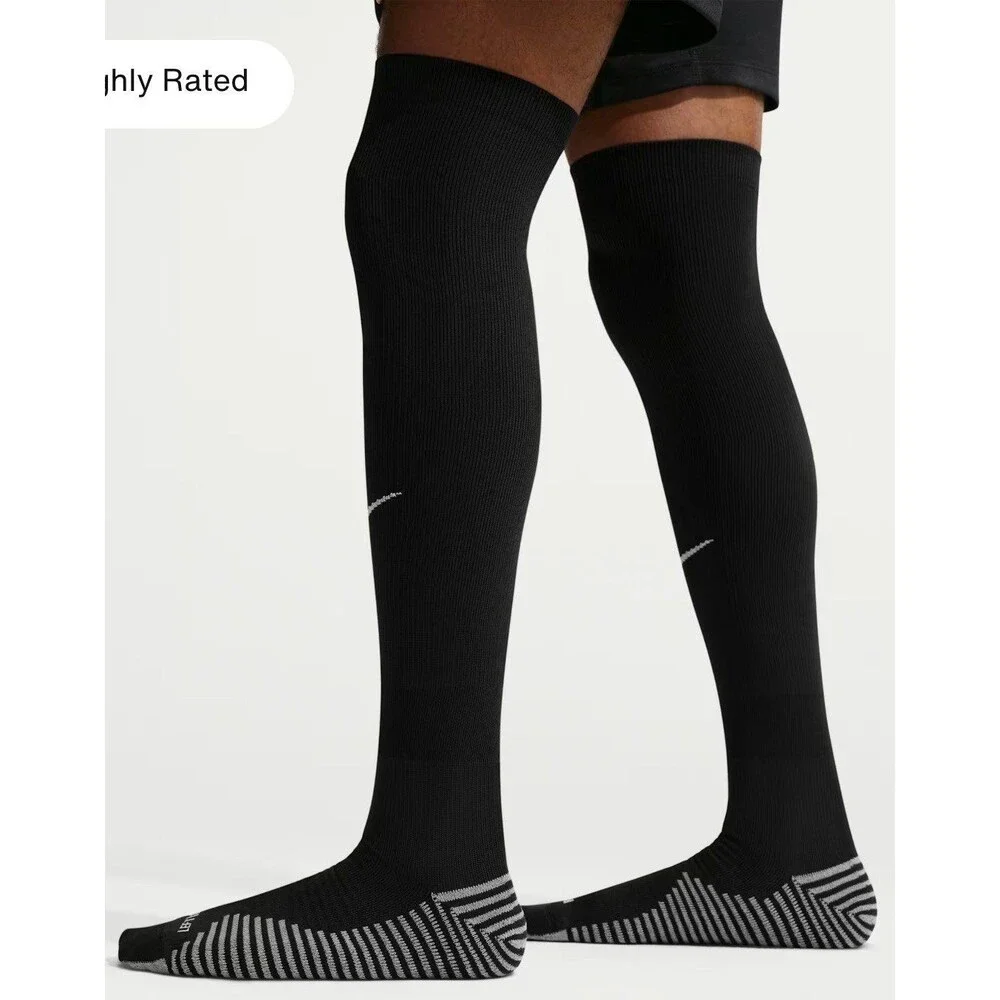 Nike Strike Soccer Dri-Fit Knee-High Black Socks Size XS (13C-3Y)