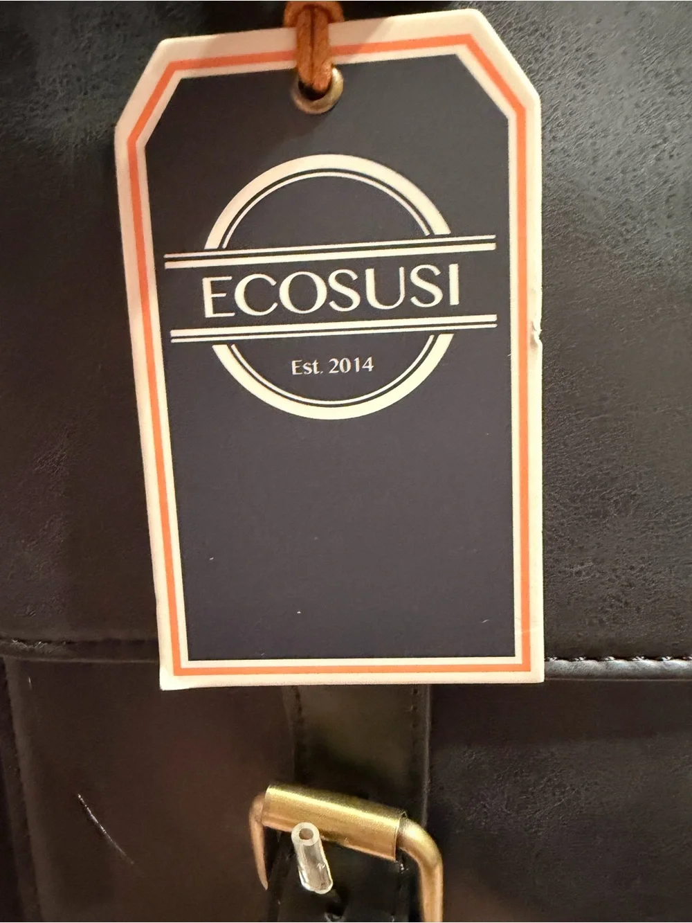 Ecosusi black briefcase