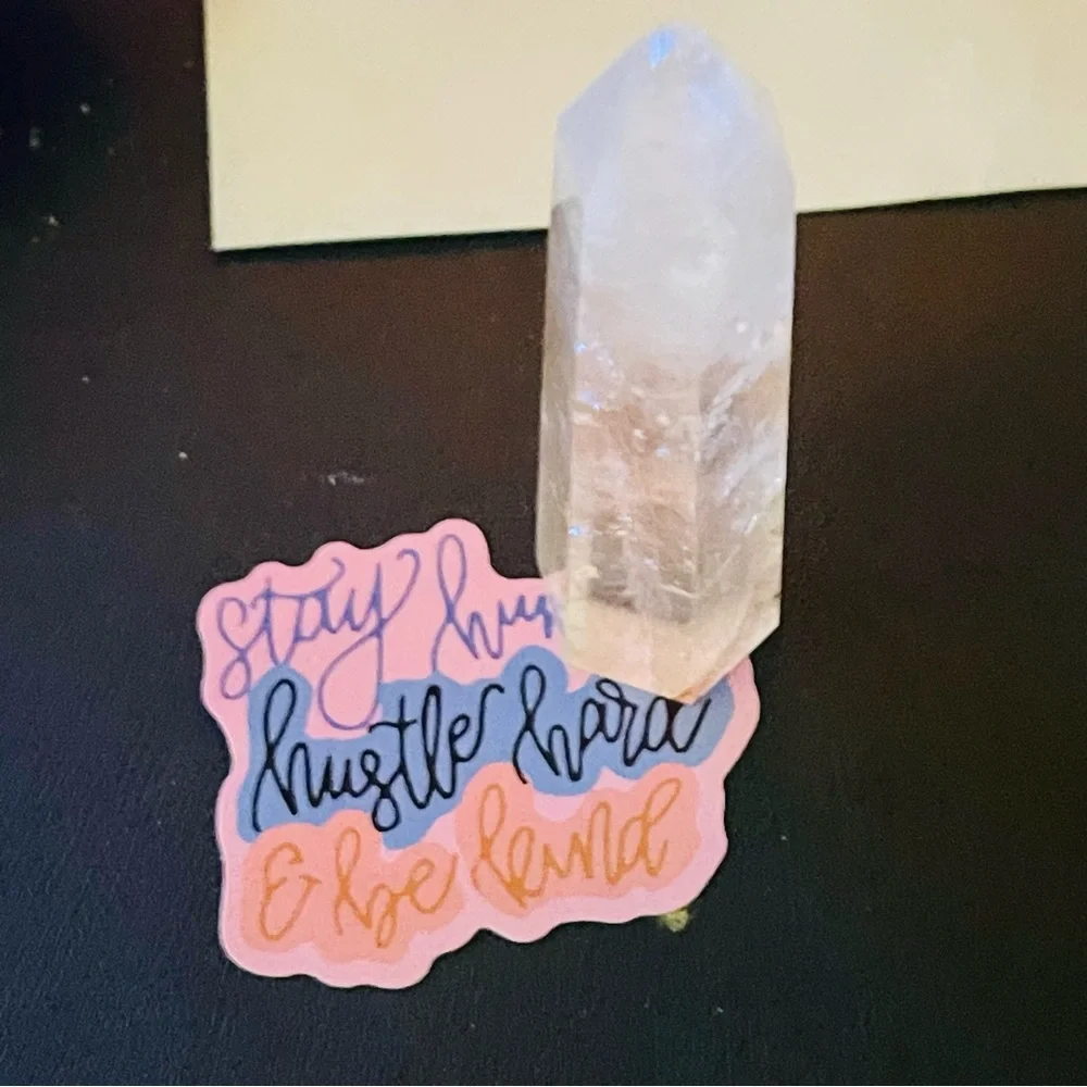 New Natural Rare Ferruginous Quartz Crystal Clear Red Line Small Tower Stone