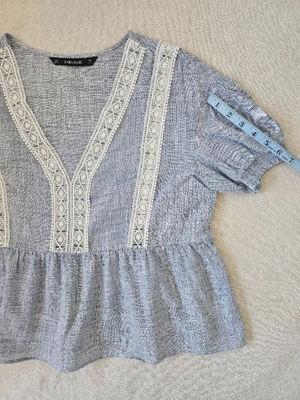 Zara summer hem striped