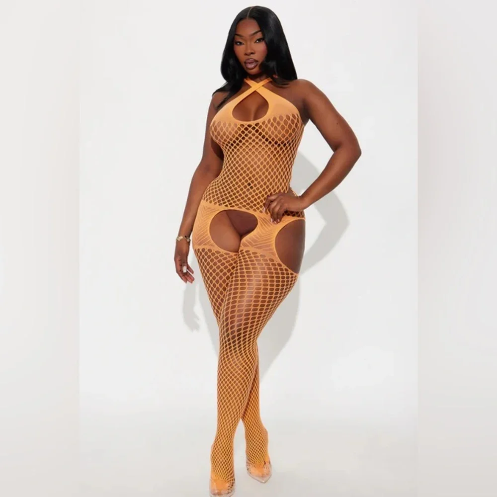 High Strung Fishnet Cutout Body Stocking NEW 🏷️