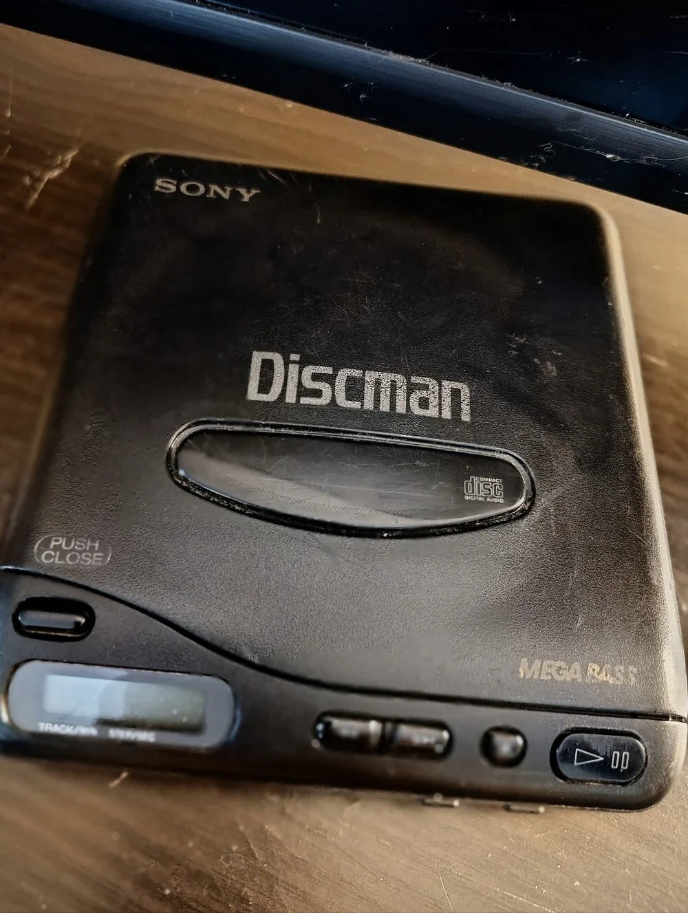 Vintage Sony Discman Mega Bass CD Player For Parts Repair As Is