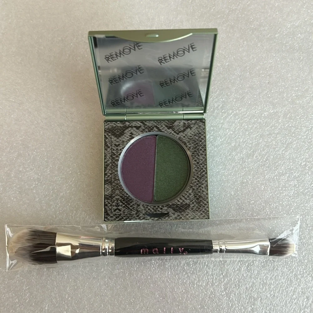 Mally Beauty purple yellow eyeshadow