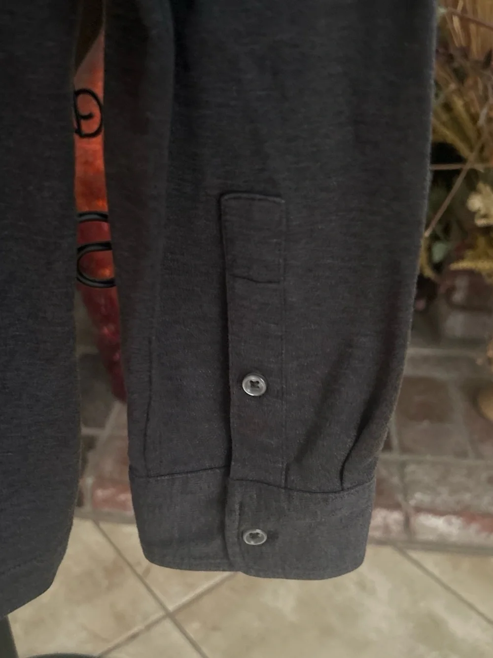 Polo Ralph Lauren Men’s Gray Classic Fit Long Sleeve Polo Shirt Sz M