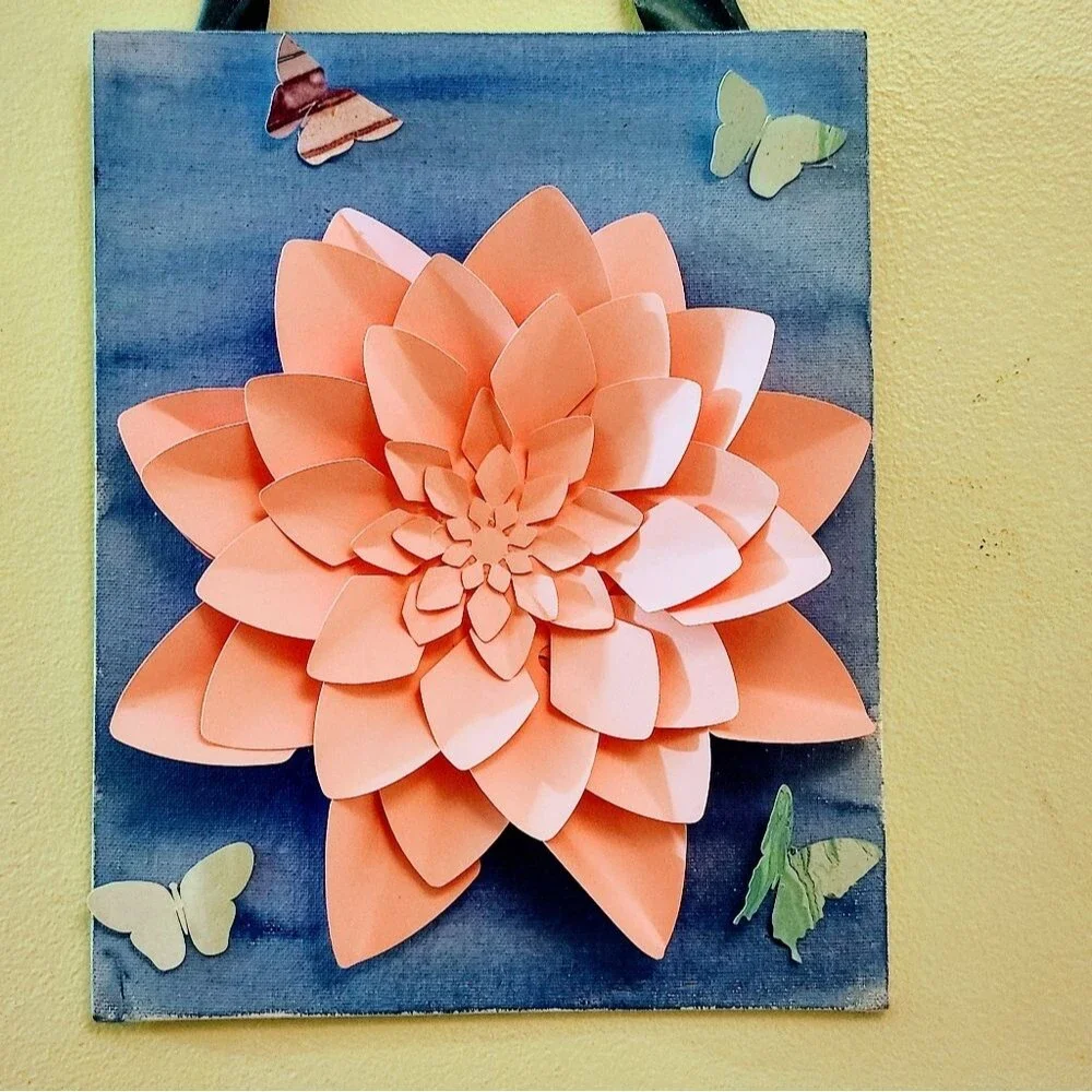 Hand Crafted handmade dahlia