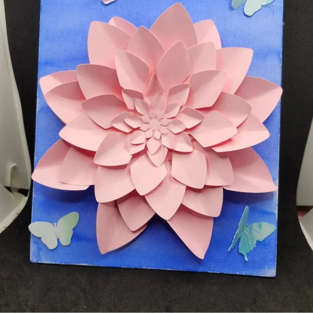 Hand Crafted handmade dahlia