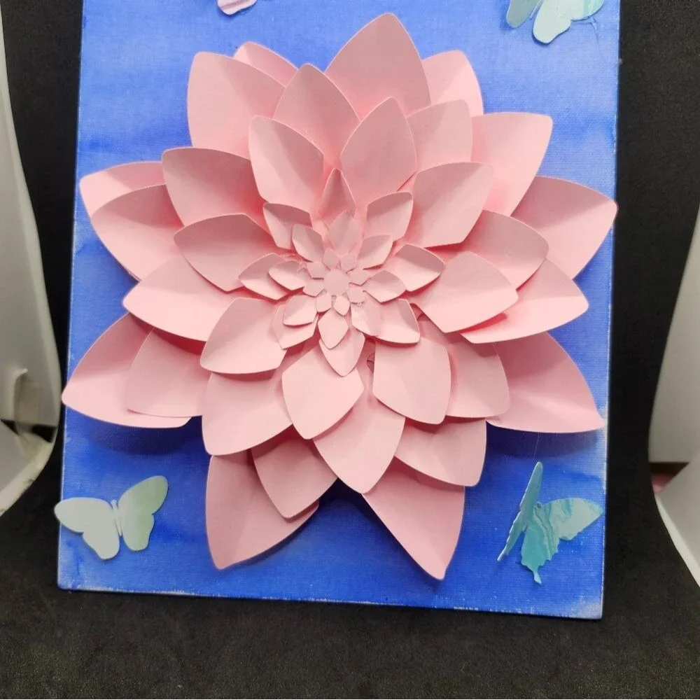 Hand Crafted handmade dahlia