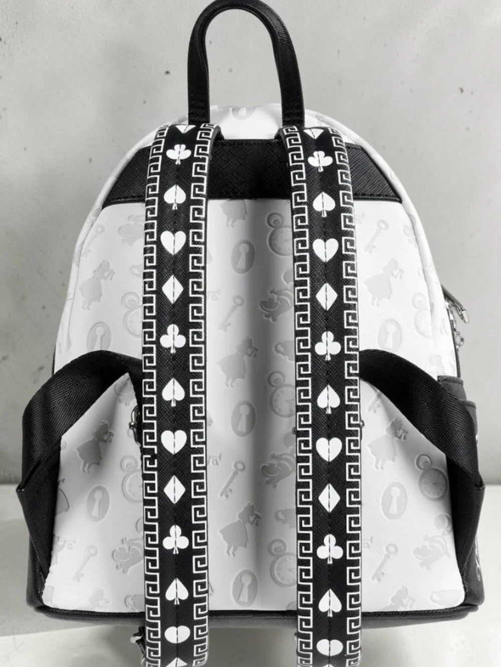 Loungefly Alice in Wonderland White and Black Illustrated Backpack Limited