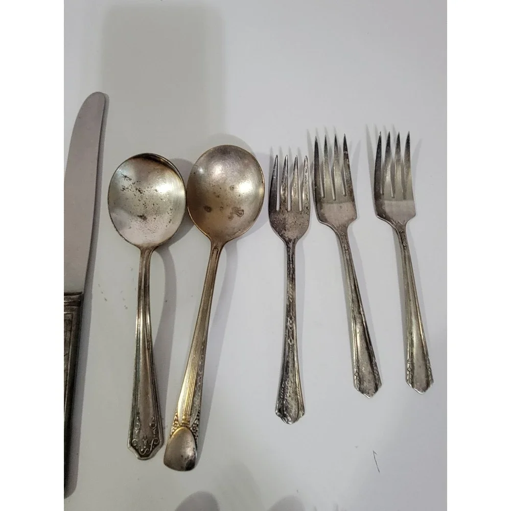 Mixed Lots vintage silverware