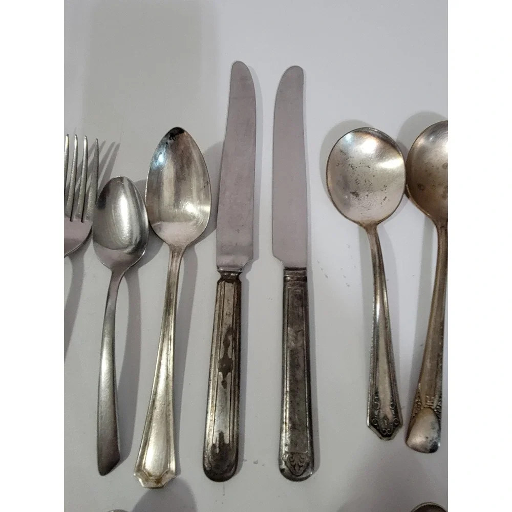 Mixed Lots vintage silverware