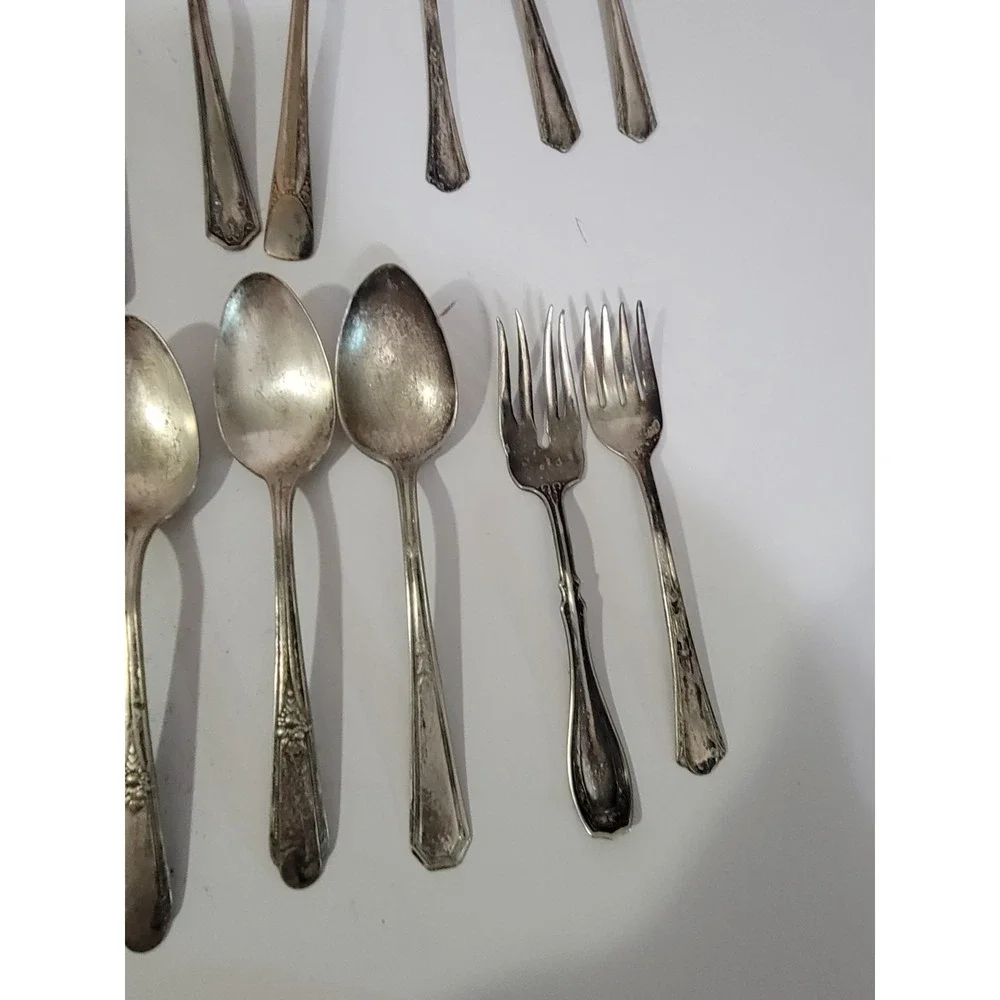 Mixed Lots vintage silverware