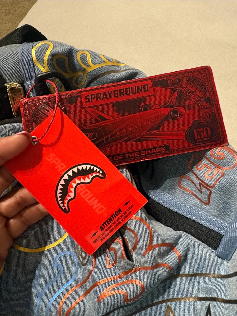Sprayground bookbag gently