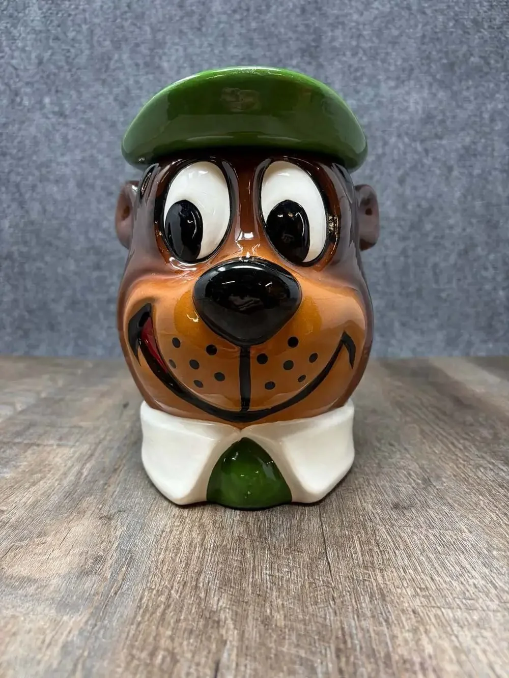 Rare Vintage Classic Yogi Bear Ceramic Cookie Jar Hanna-Barbera 1979 Vibrant EUC