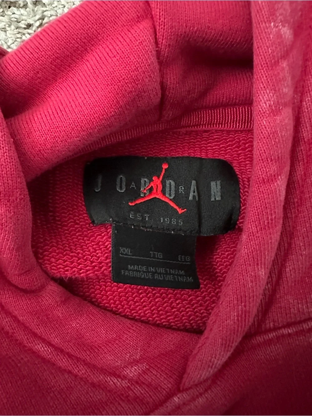Jordan bold red