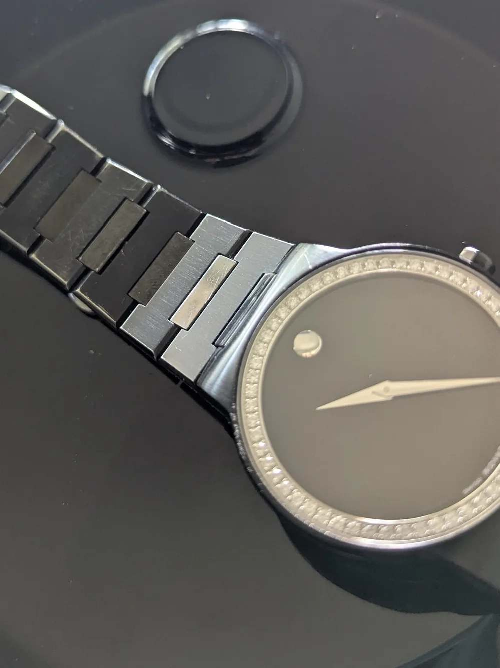 Movado Watch Mens DIAMOND SAFIRO
