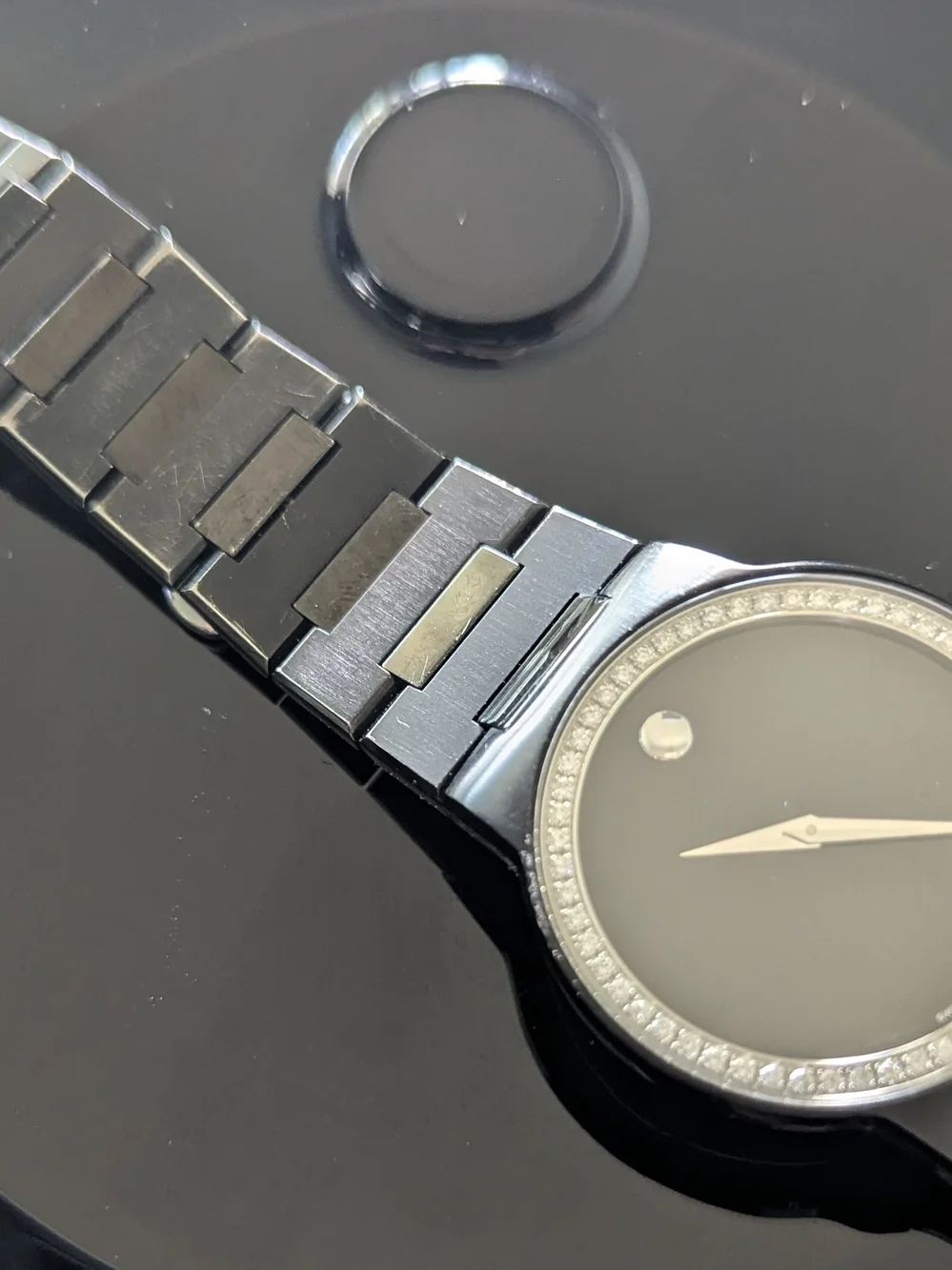 Movado Watch Mens DIAMOND SAFIRO