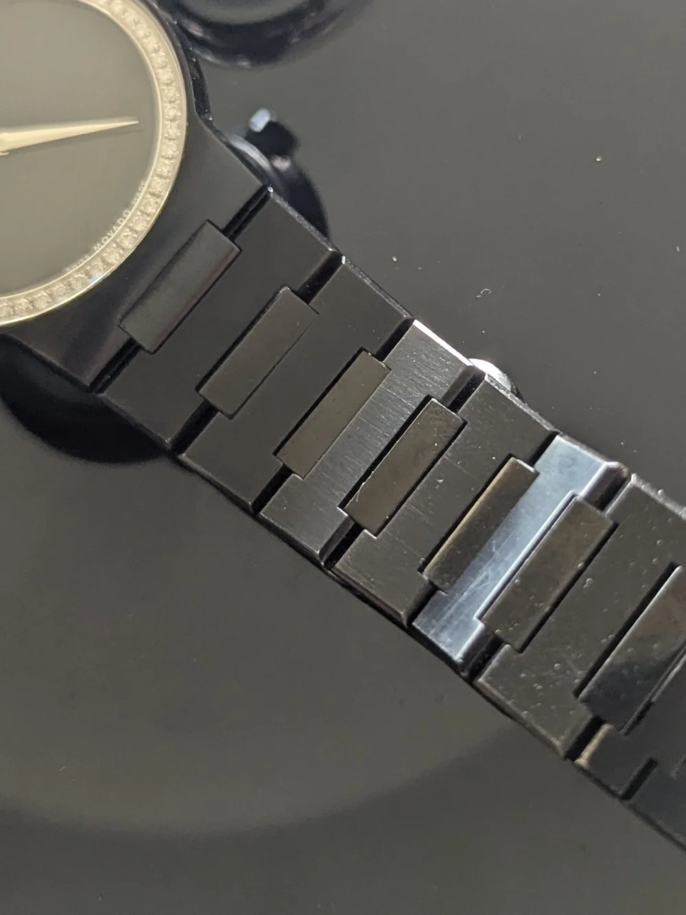 Movado Watch Mens DIAMOND SAFIRO