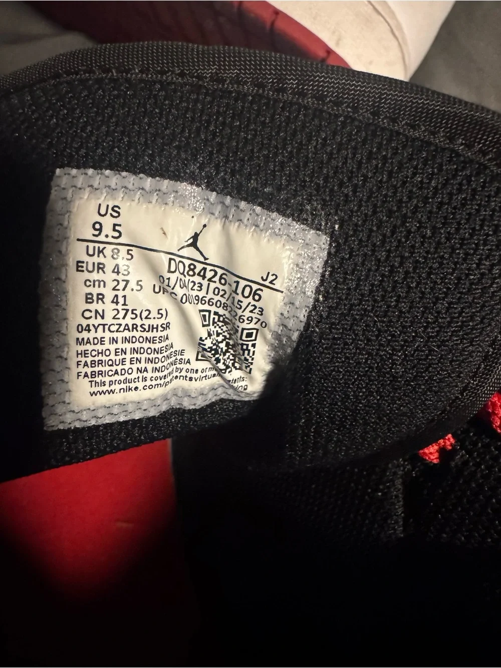 Jordan midsole laces