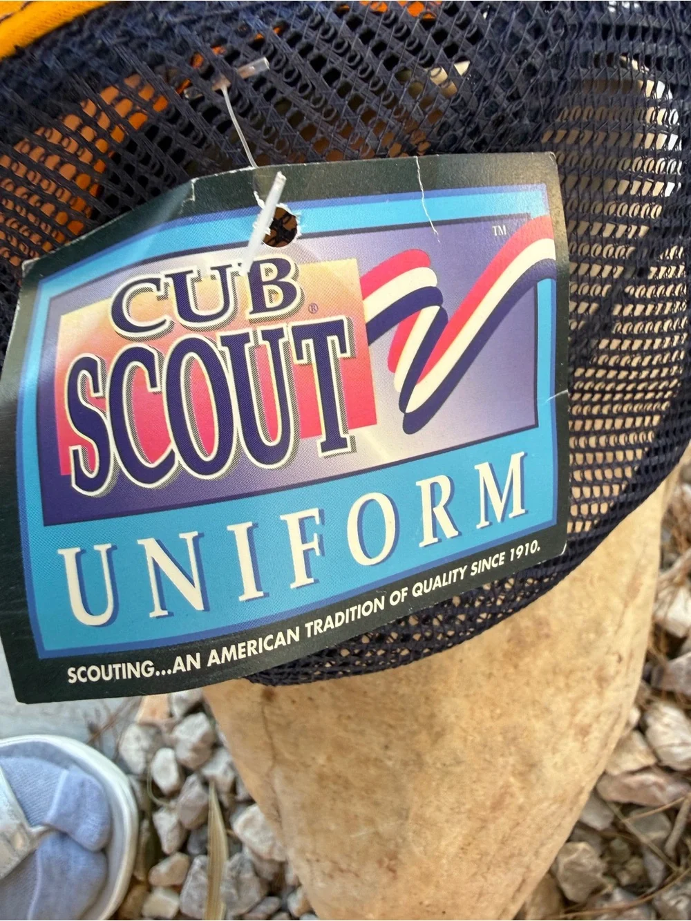 Vintage 1996 Boy Scouts Cub Scout Mesh Cap Made USA