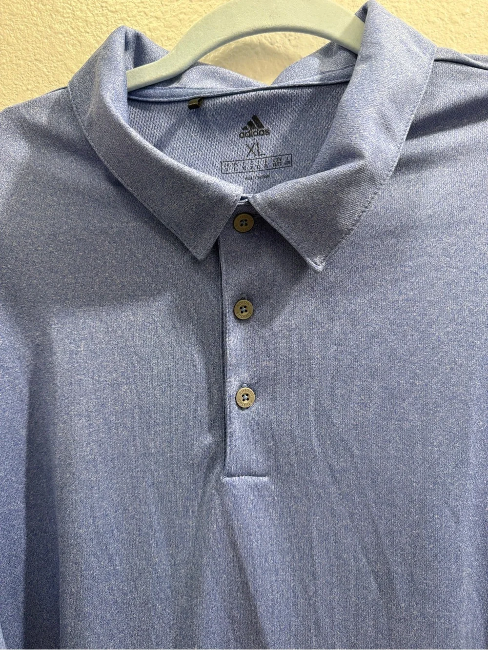 adidas polo heathered