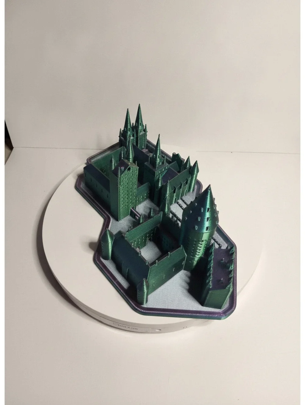 3D Printed Hogwarts Castle Model