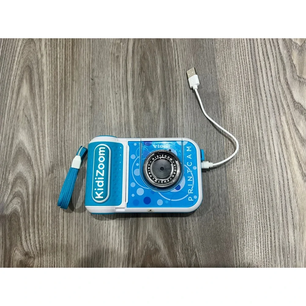 VTech KidiZoom PrintCam‎ Blue Digital Camera and Video Recorder with Printer
