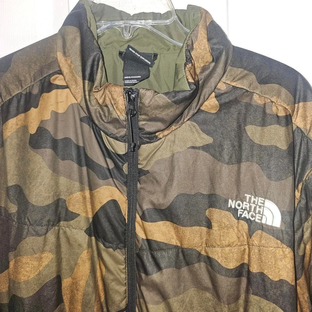 The North Face Insulated Jacket Mens XL Camo Good