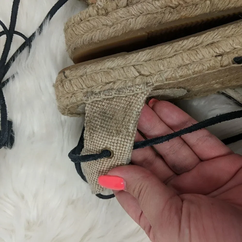 Soludos leather gladiator