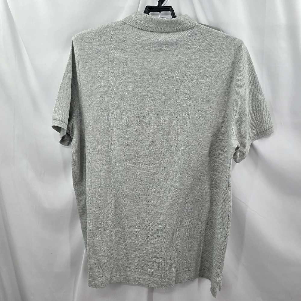 NWT Polo Ralph Lauren Polo Shirt Gray Pique Short Sleeve Men's 2XL Classic‎ Fit.