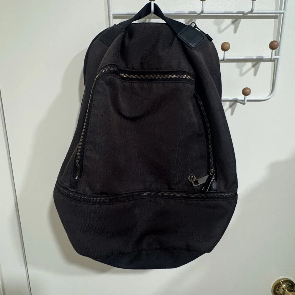 Lululemon City Adventurer Backpack Black Brown Mosaic