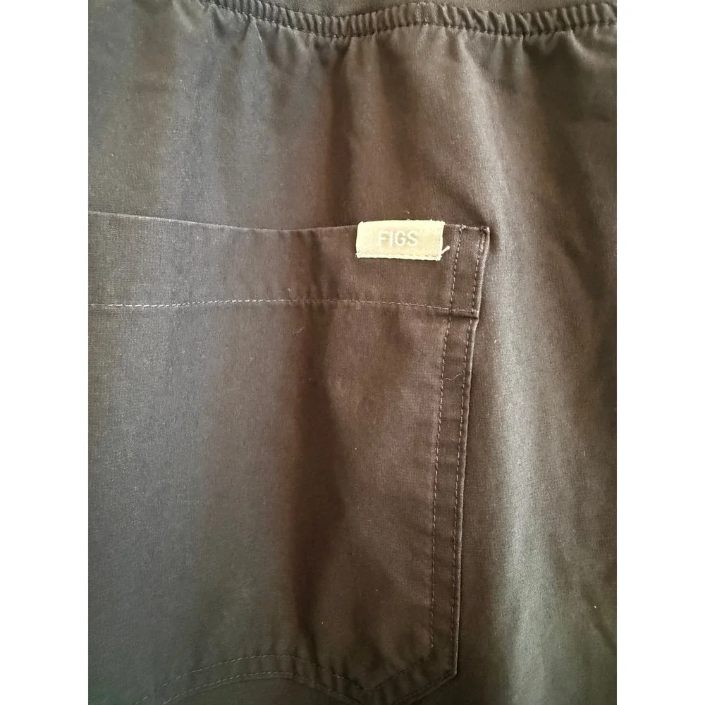 FIGS Tansen 2.0 Men Black Scrubs‎ FIONx Multi-Pocket XXL Healthcare Professional