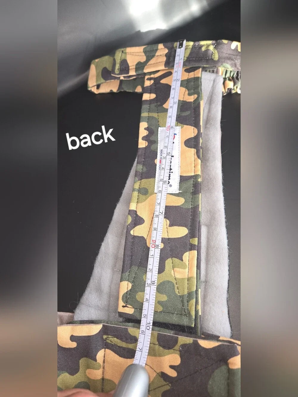 Barkertime Camo & Tan Diapper Overall - Beige Camouflage