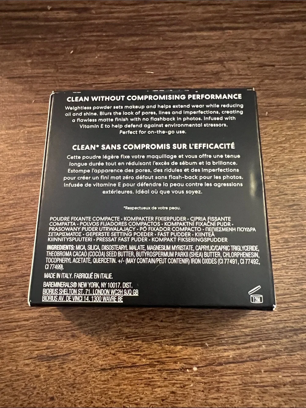 bareMinerals pressed setting