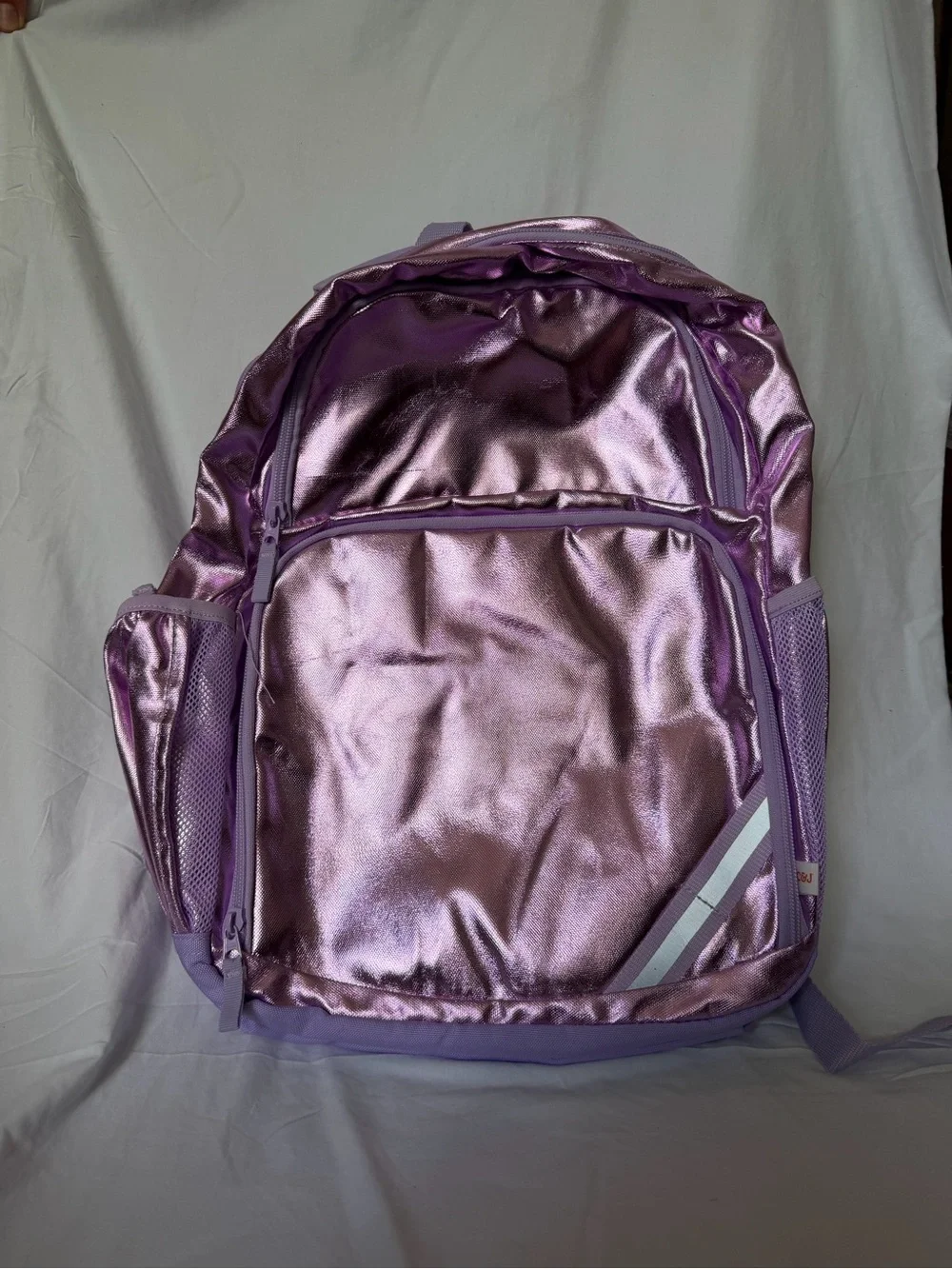 Cat & Jack Metallic Lilac Kids Backpack - Purple