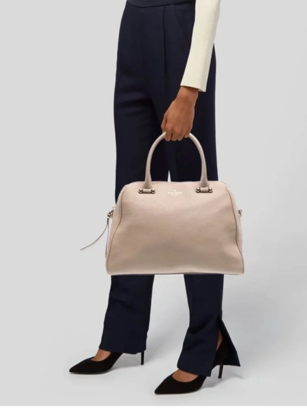 Kate Spade New York Top Handle Leather Bag Large
