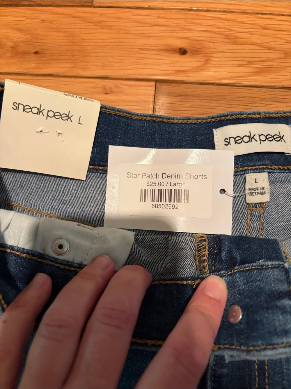 NWT Distressed Denim Cutoff Shorts