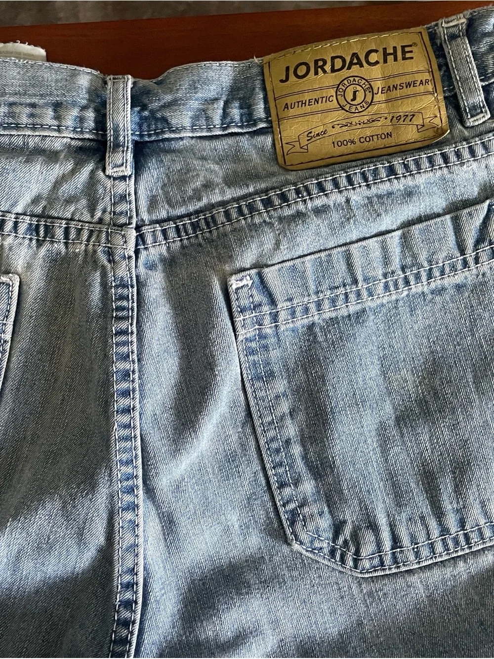 Jordache Light Blue Washed Denim Shorts