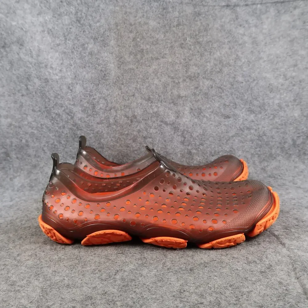 Wonder Nation Water Shoes Kids 2 3 Slip On Cushioned Jelly Orange Casual Summer