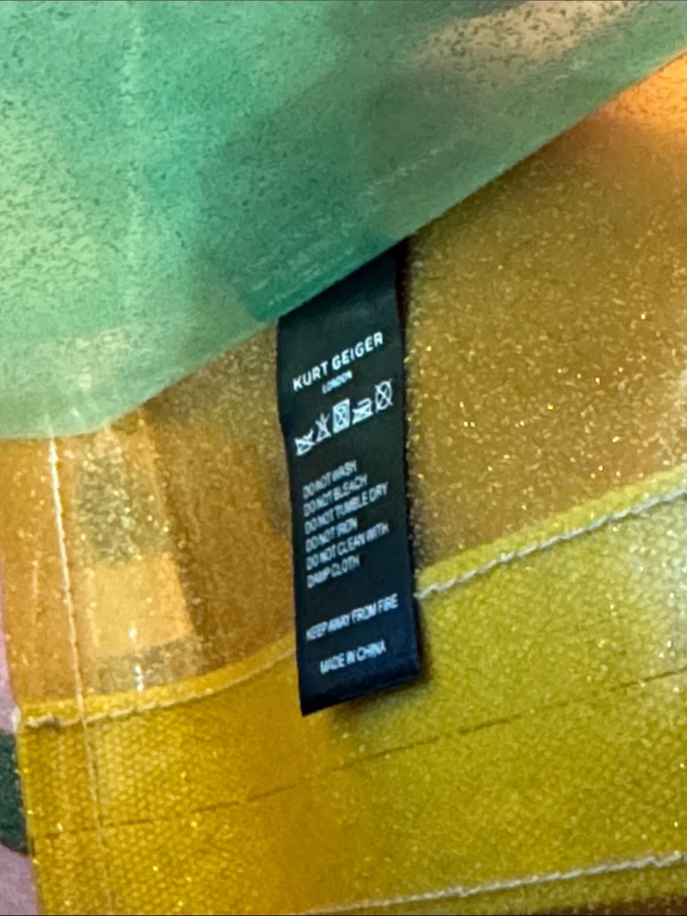 Kurt Geiger iridescent mini