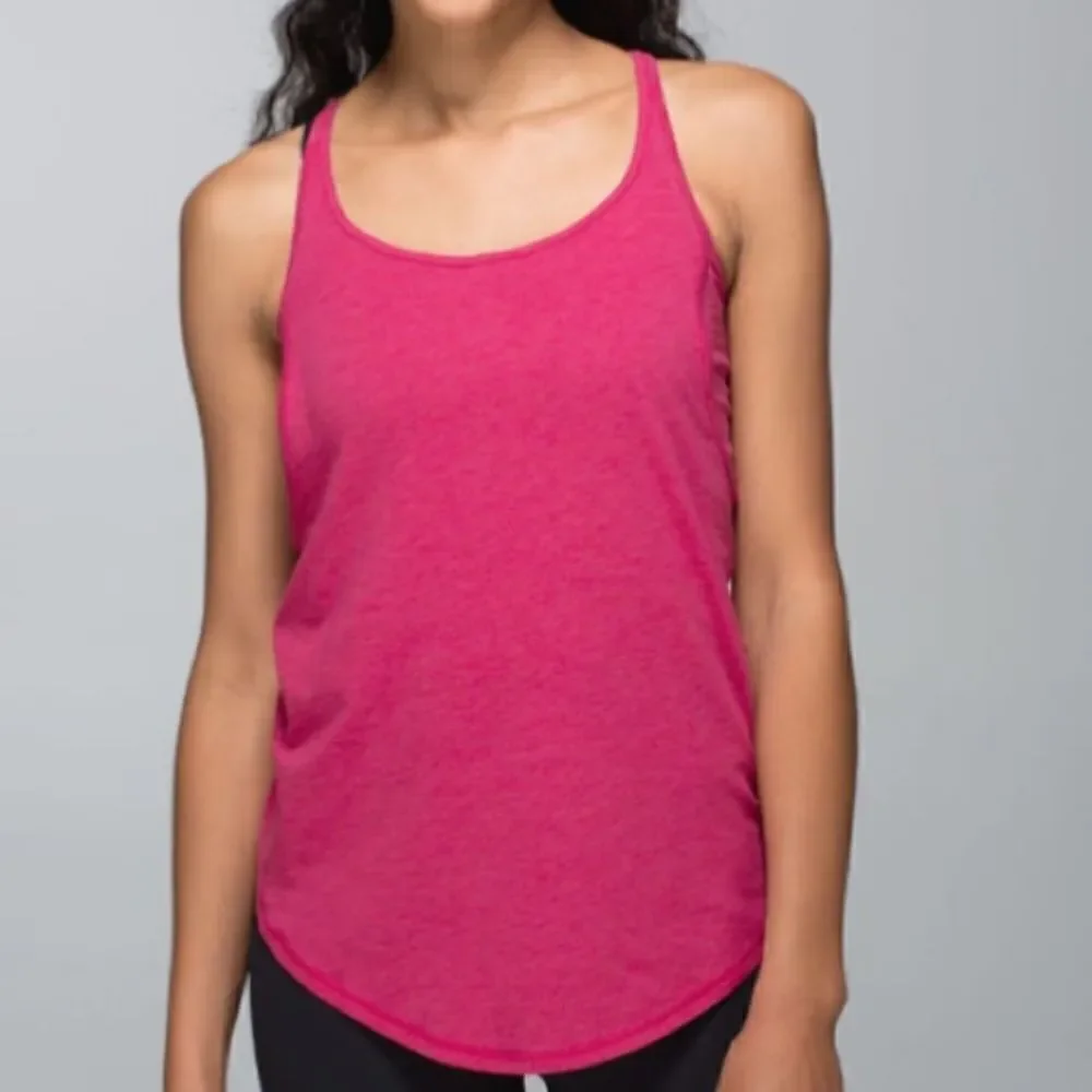🪦Lululemon Vita Racer Tank Heathered Bumble Berry size 6
