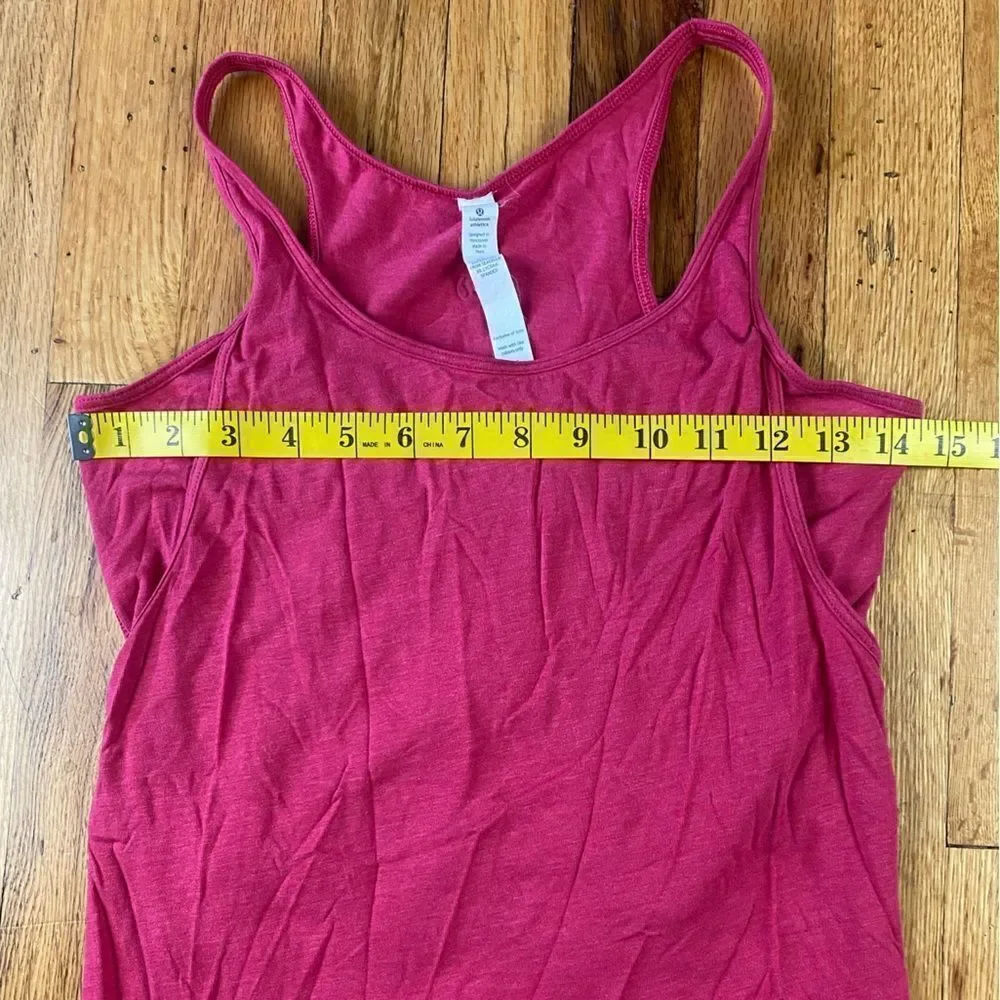 🪦Lululemon Vita Racer Tank Heathered Bumble Berry size 6