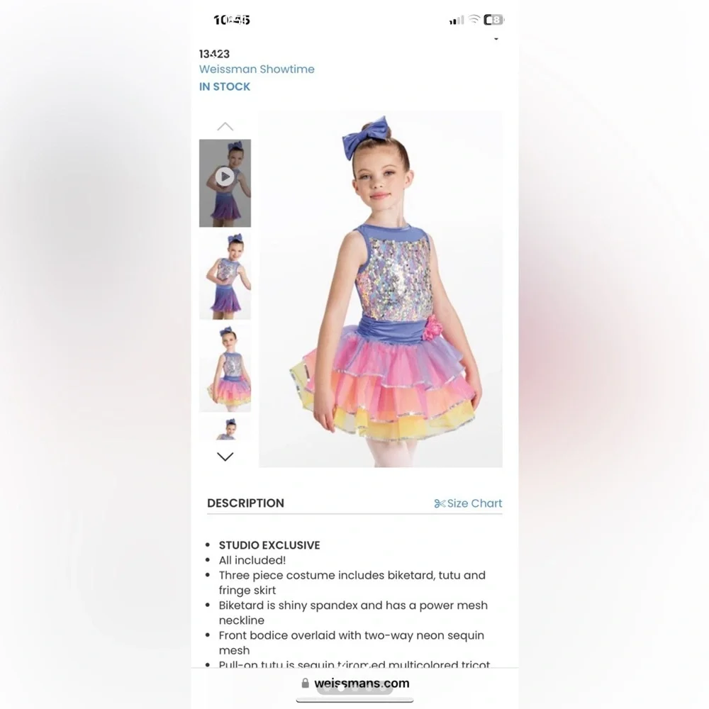 Weissman showtime costume