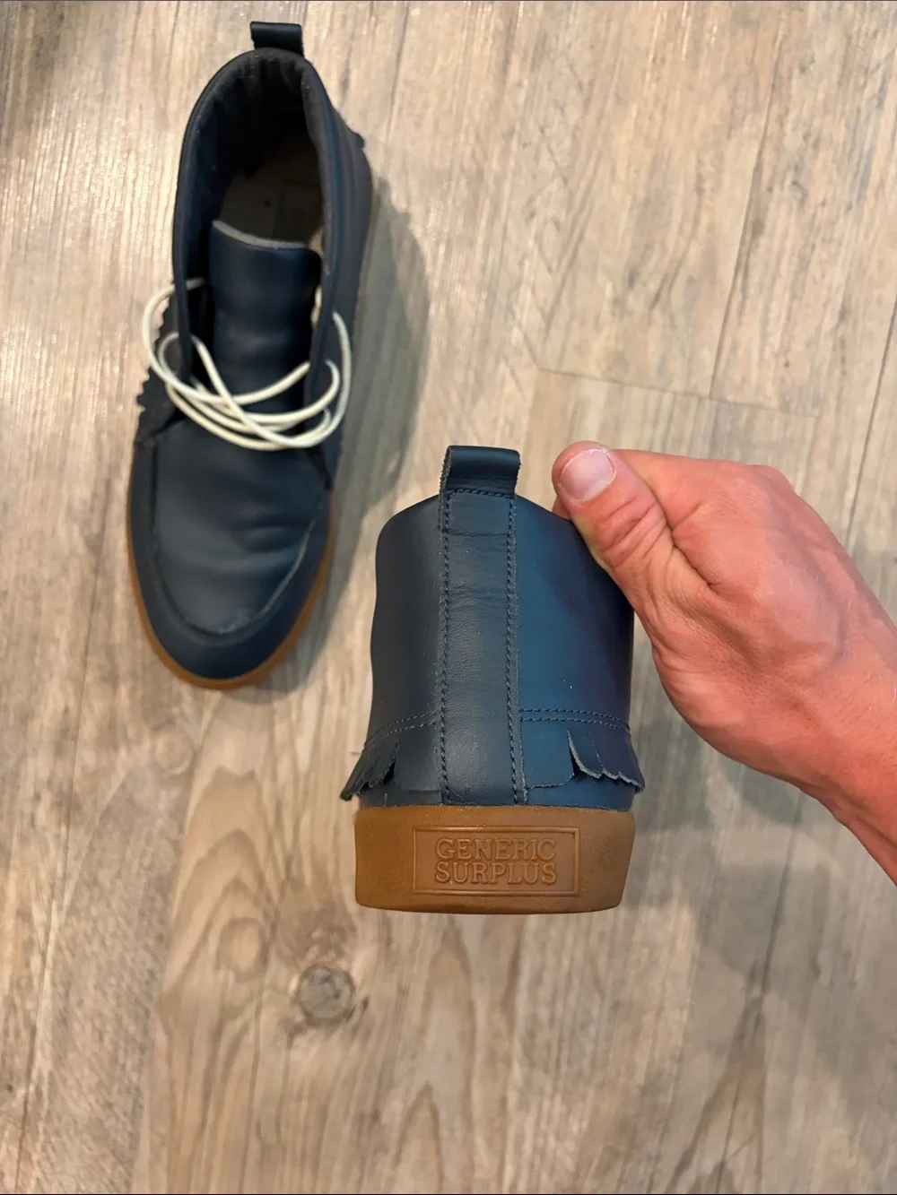 Vintage leather Generic Surplus high top