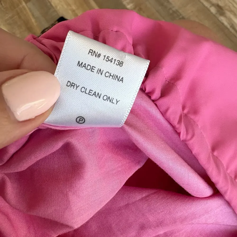STAUD Prato Crop Top Size M Wild Orchid Pink
