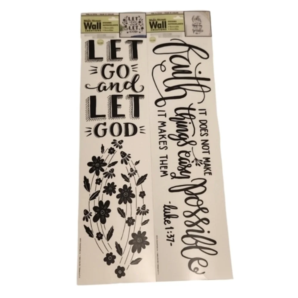 Main Street Wall Creations Inspirational and  Religious Wall Decals‎ Removable