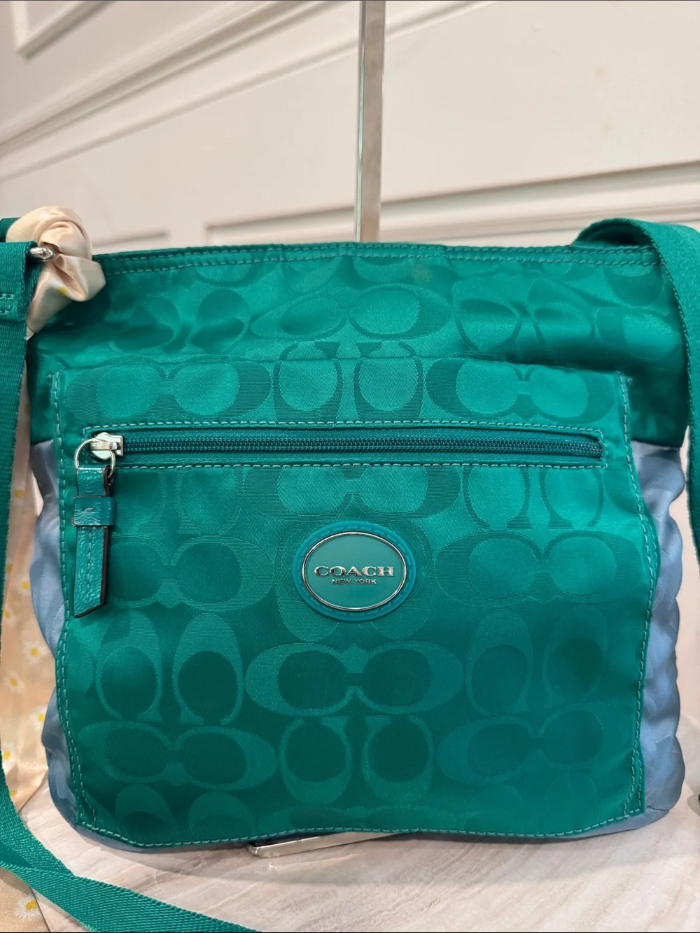 Coach signature jacquard