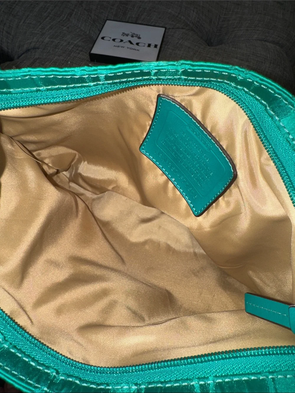 Coach signature jacquard