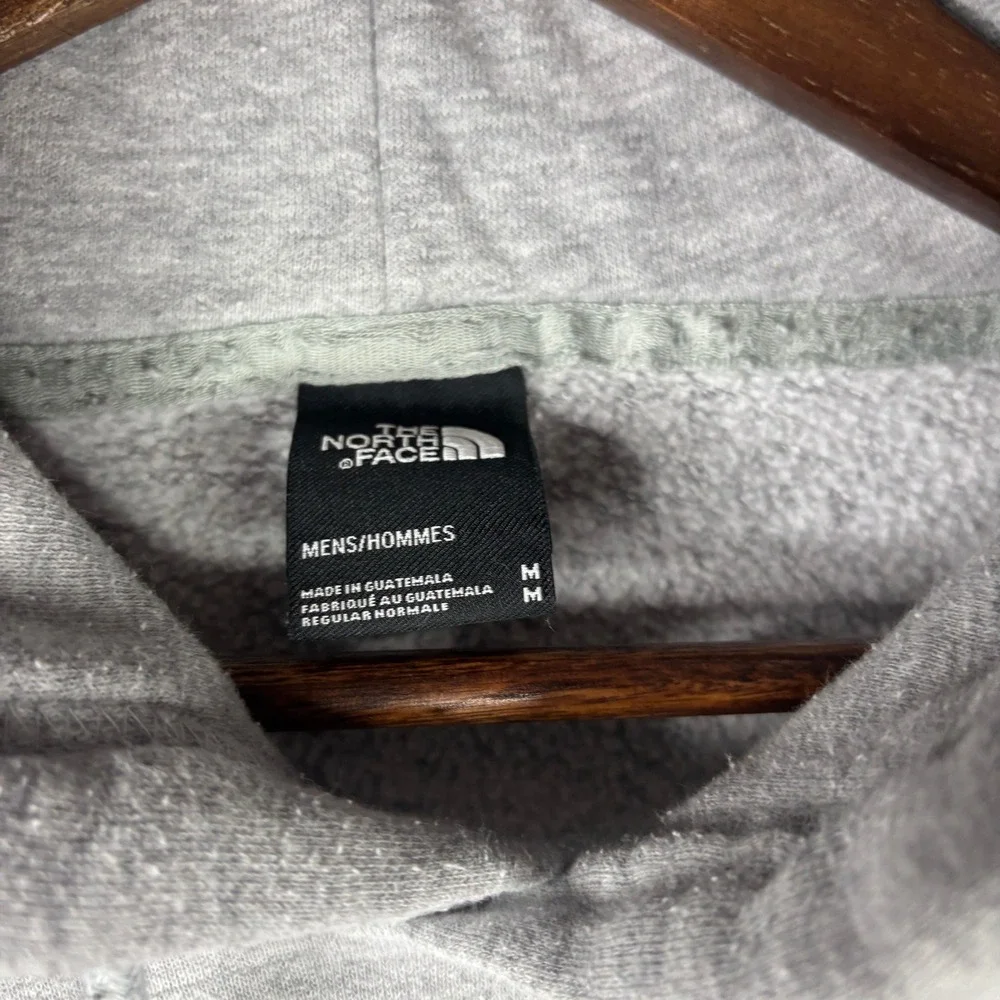 The North Face Mens Half Dome Pullover Hoodie Gray White Logo Size Medium Casual