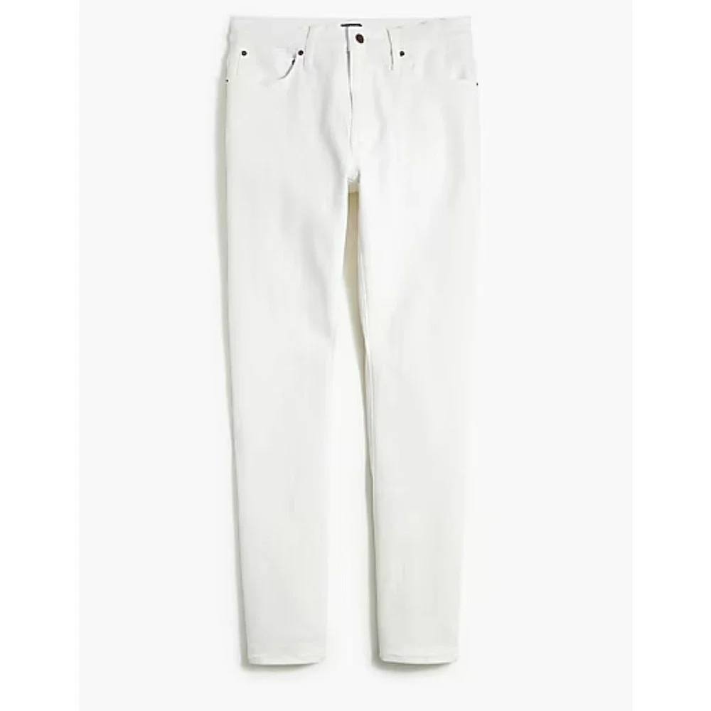J. Crew Factory Slim Fit Flex White Denim Jeans Mens 32 x 34‎ AY186 Coastal Prep