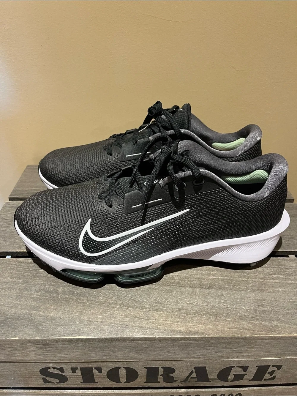 Nike Air Zoom Infinity Tour Next% 2 Golf Shoes/Blk/Wht-Sz Mn 10/Wm 11.5 NWOB